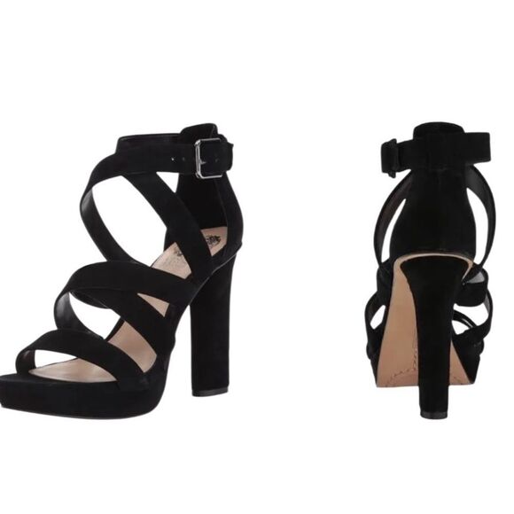 NWOT Vince Camuto Catyna Platform
Black Dress Sandal size 8. - Picture 2 of 8